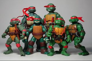 Til børn, er plastik ninja skildpadder, det rigtige valg
