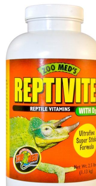 ReptiVite med vitaminer, mineraler og kalk set hos SkildpaddeShop.dk